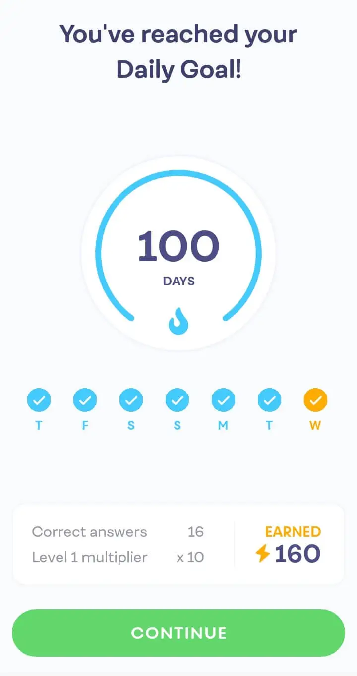 Mimo 100 Days Streak